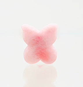 Rose Quartz Butterfly Gua Sha